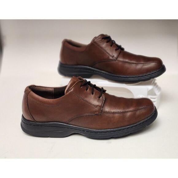 Dunham By New Balance Mens Bryce Oxfords Brown Leather Shoes Size 11.5D DAA03BR main image 5